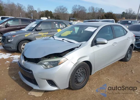 2015 Toyota Corolla Le из США, поврежденный, VIN 2T1BURHE6FC316616